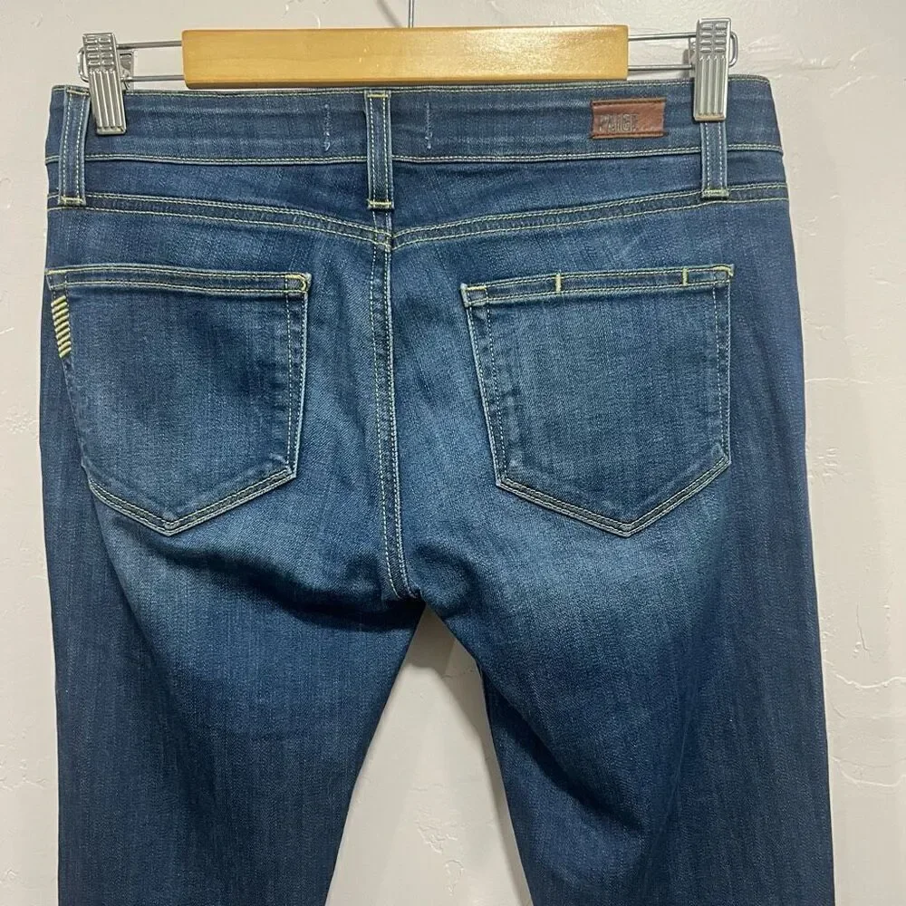 PAIGE Skyline Ankle Peg Skinny Blue Jeans Alanis Women's 26
